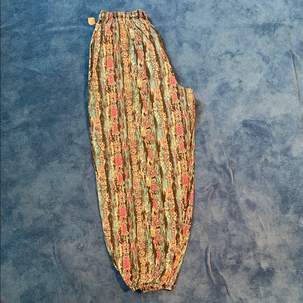 Multicolor Patterned Women's Joggers